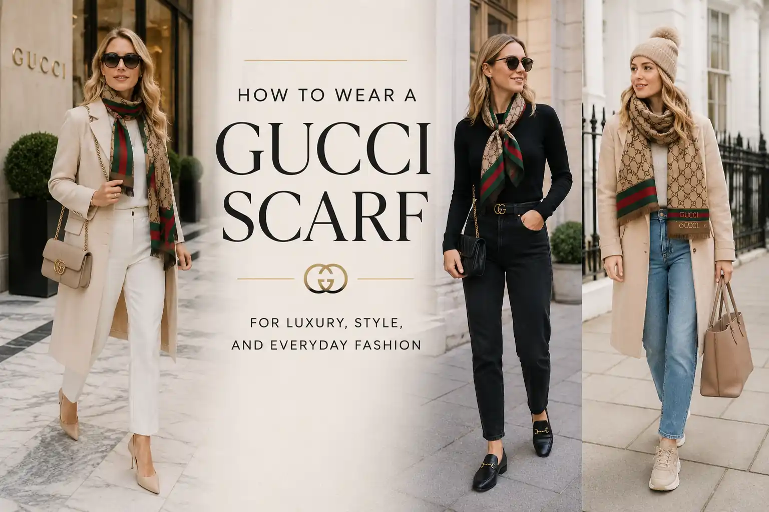 How to Wear a Gucci Scarf for Luxury, Style, and Everyday Fashion