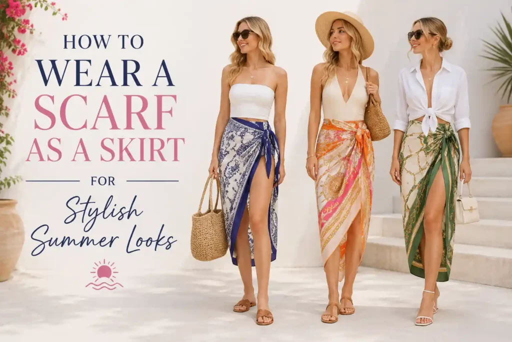 How to Wear a Scarf as a Skirt for Stylish Summer Looks