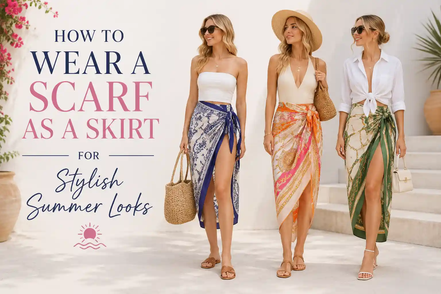 How to Wear a Scarf as a Skirt for Stylish Summer Looks