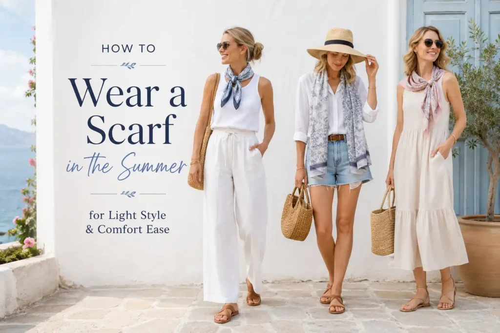 How to Wear a Scarf in the Summer for Light Style & Comfort Ease