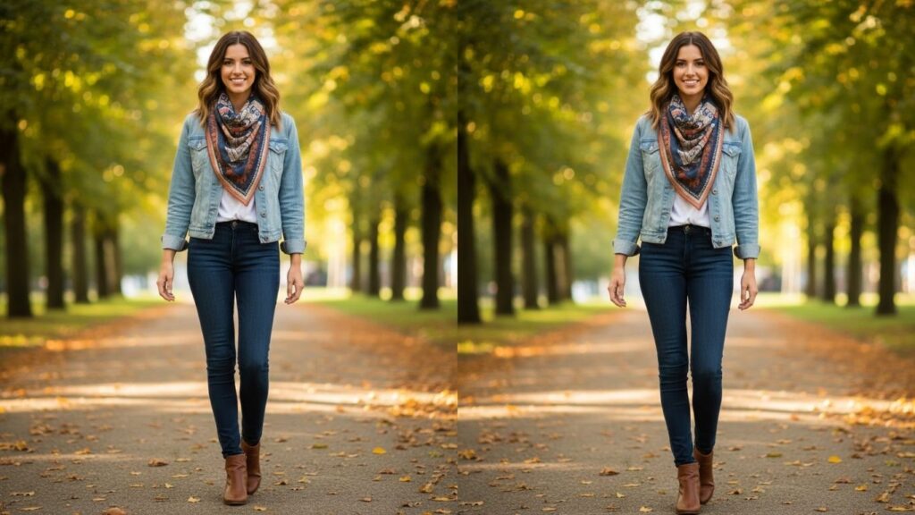 How to Wear a Triangle Scarf