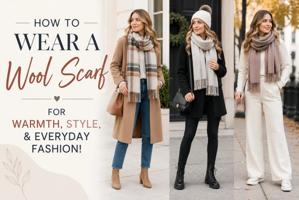 How to Wear a Wool Scarf for Warmth, Style, & Everyday Fashion!