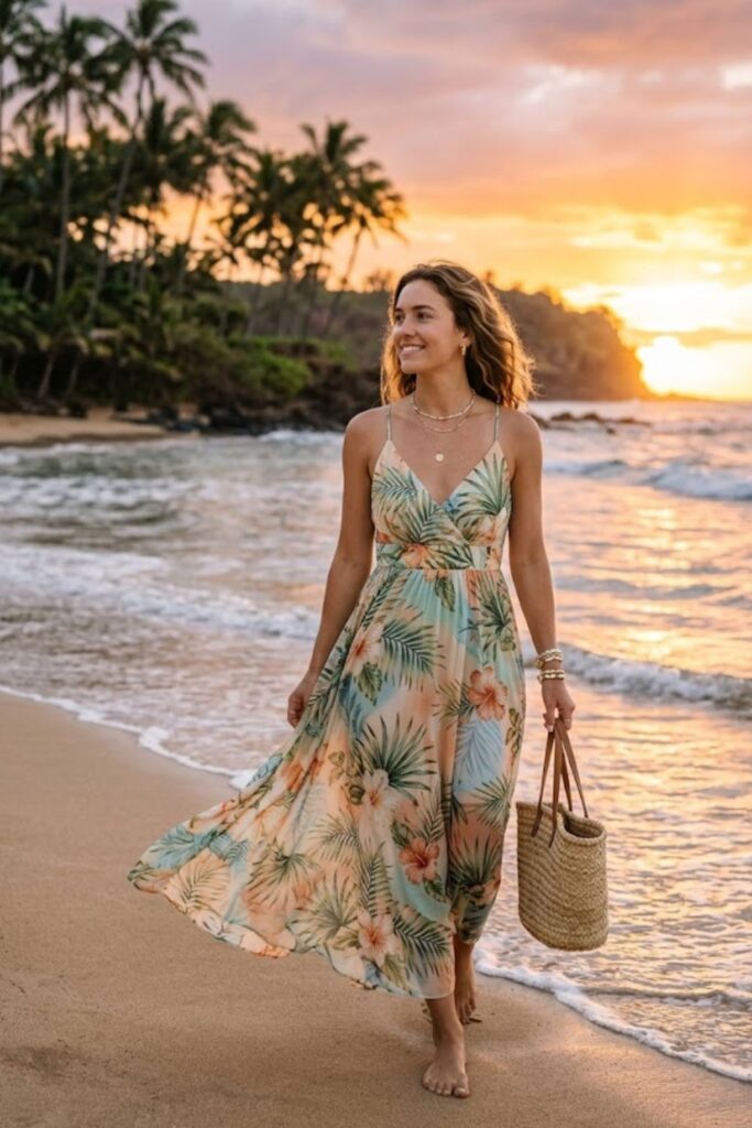 1. Flowy Maxi Dress