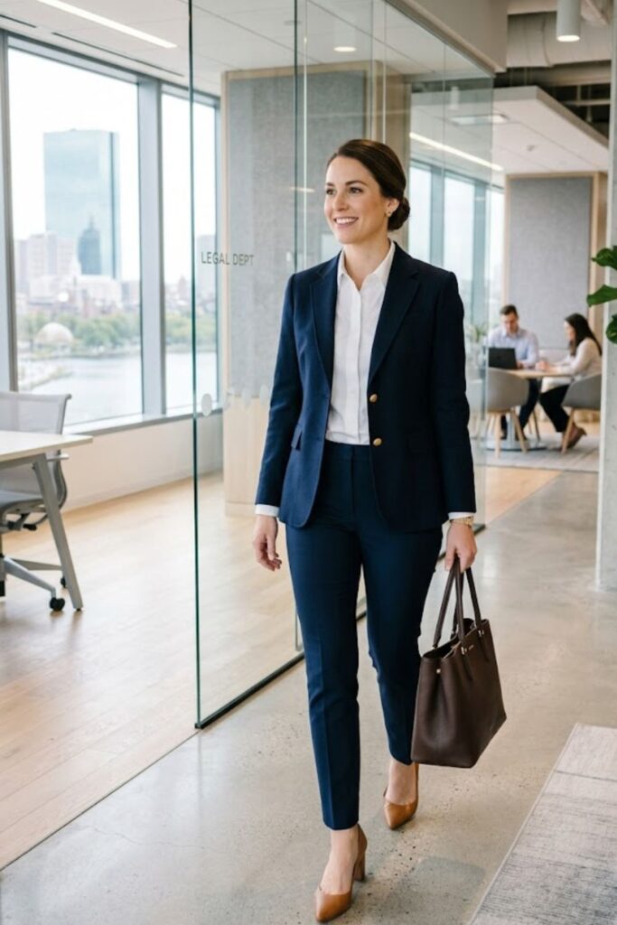1. Tailored Blazer With Slim-Fit Trousers