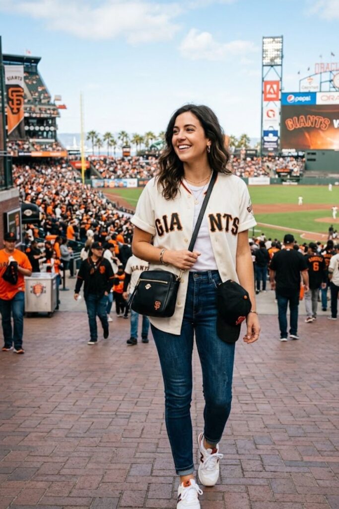 1. Team Jersey With Skinny Jeans