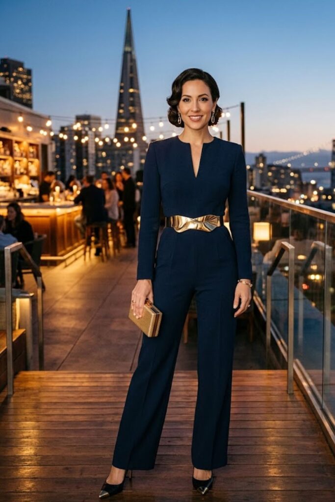 10. Jumpsuit With Statement Belt