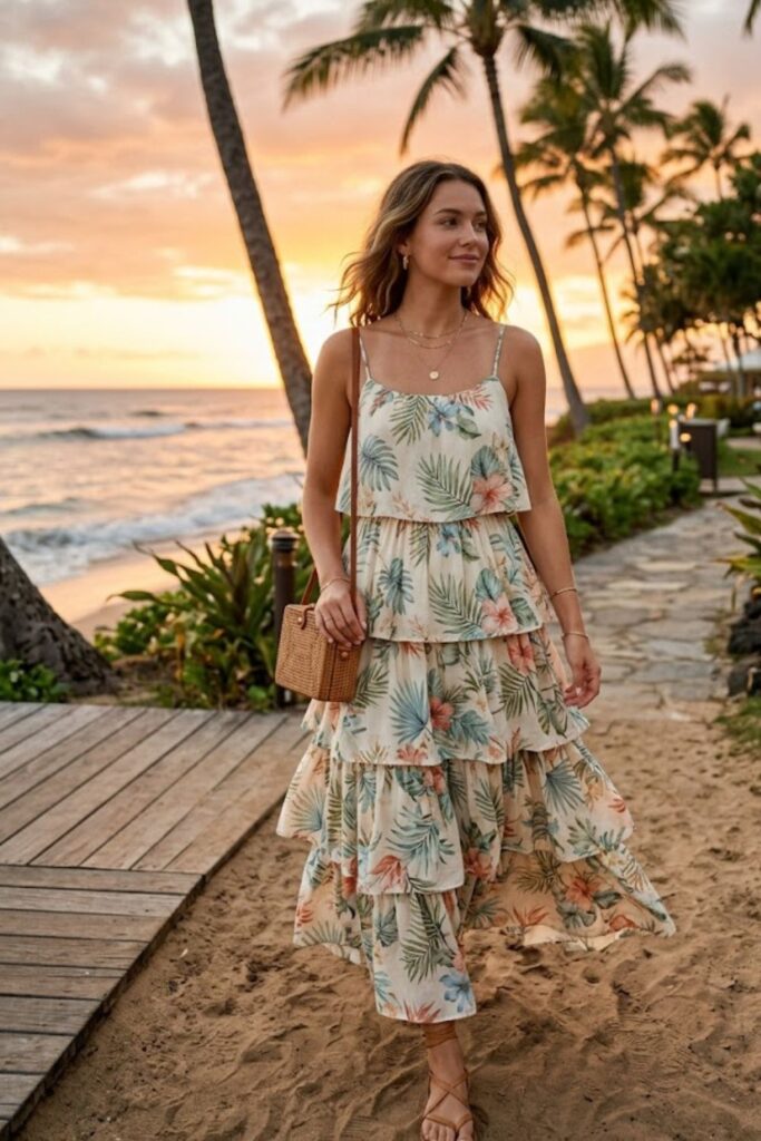 10. Tiered Maxi Dress
