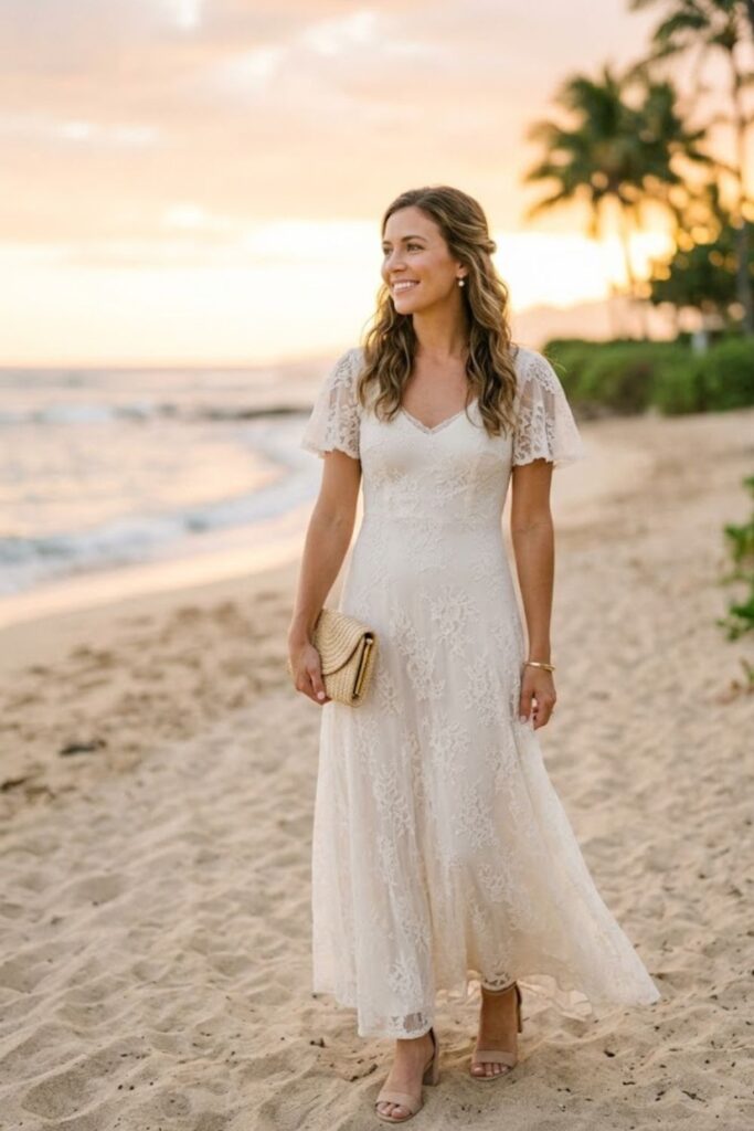 11. Elegant Lace Dress