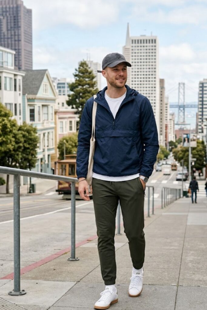 11. Lightweight Windbreaker With Joggers
