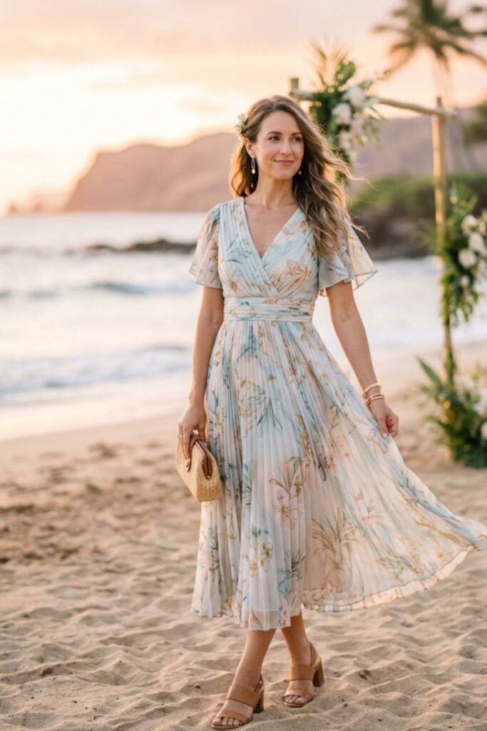 12. Pleated Midi Dress