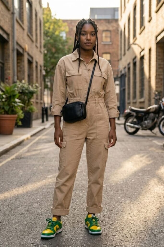 13. Brazil Dunks With Utility Jumpsuit