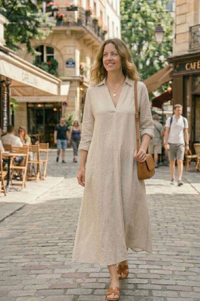 13. Long-Sleeve Maxi Dress