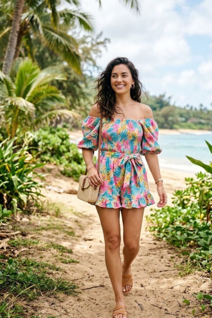 13. Off-Shoulder Romper
