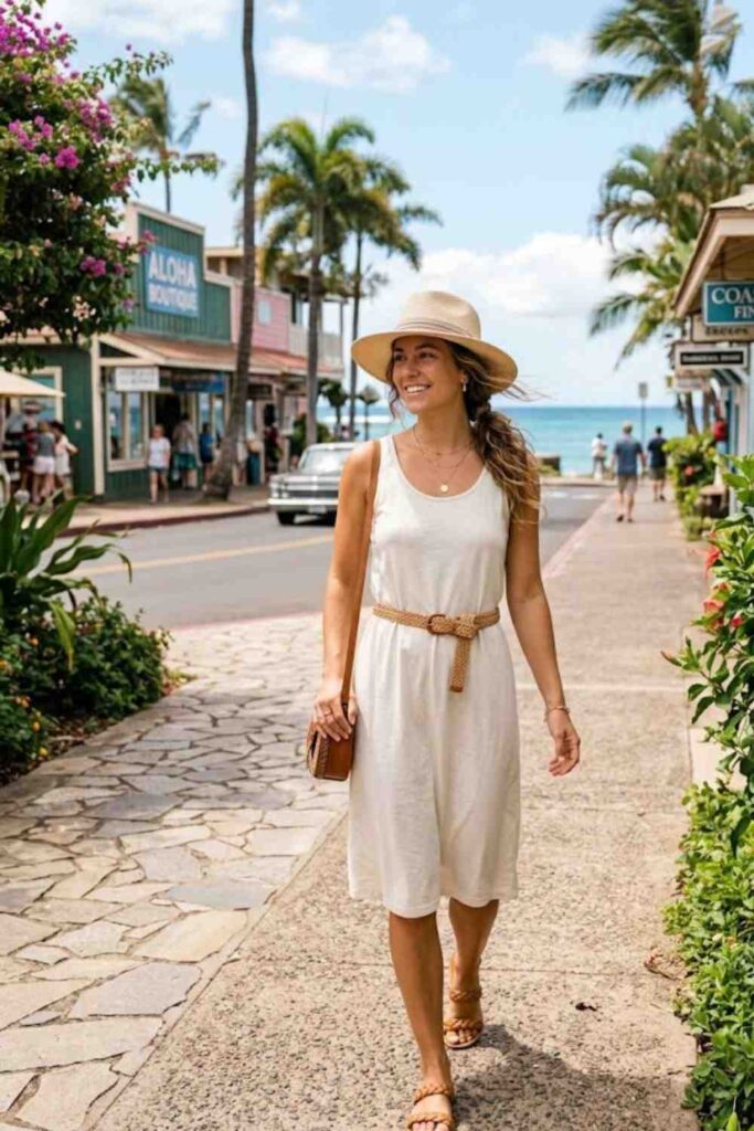 13. Tank Dress With Woven Belt