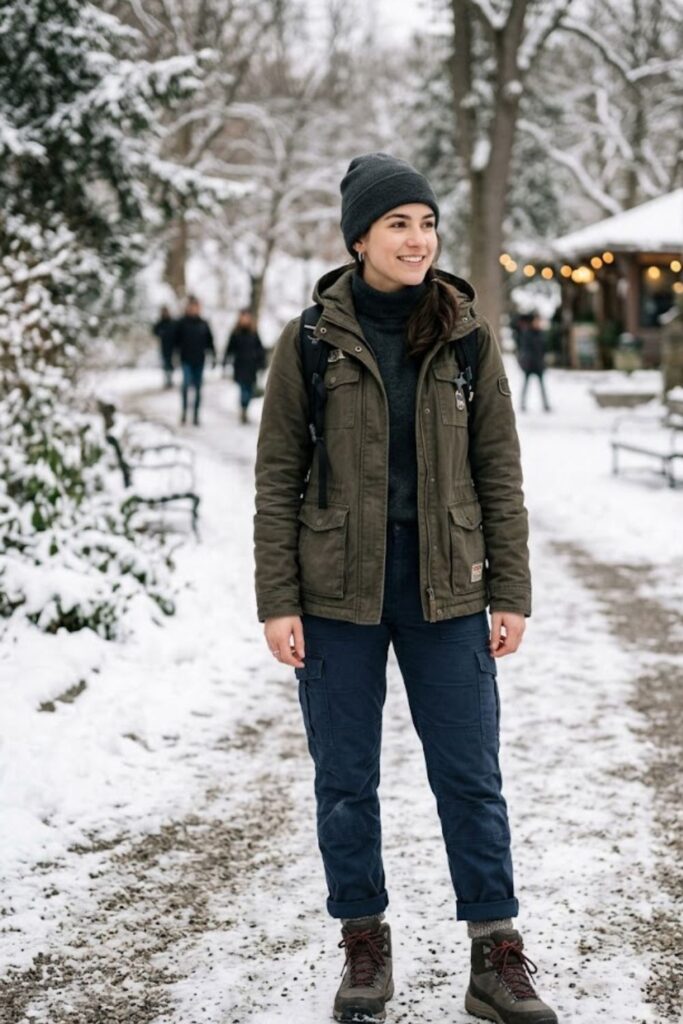 13. Utility Jacket With Cargo Pants