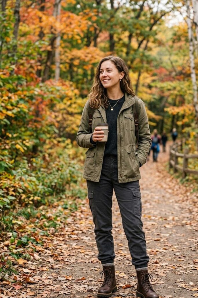 13. Utility Jacket With Cargo Pants