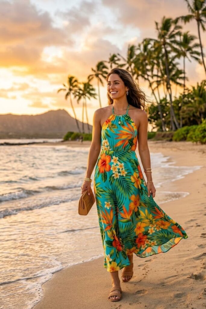 14. Halter Neck Dress