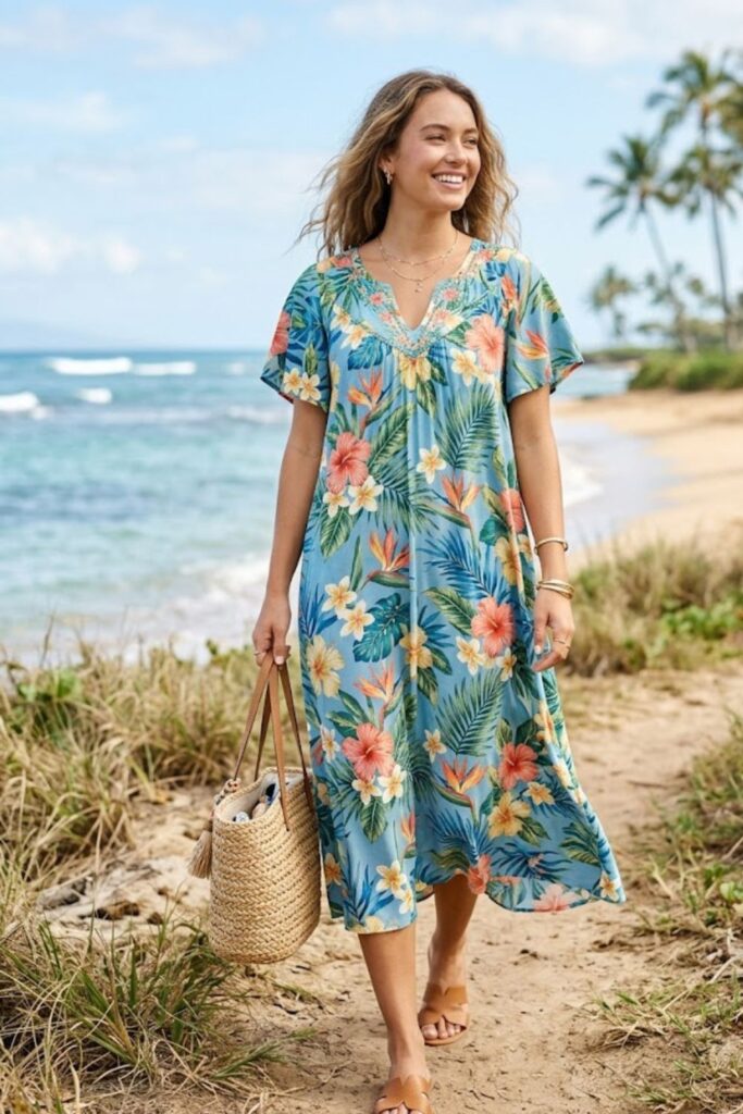 14. Muumuu Island Dress Outfit