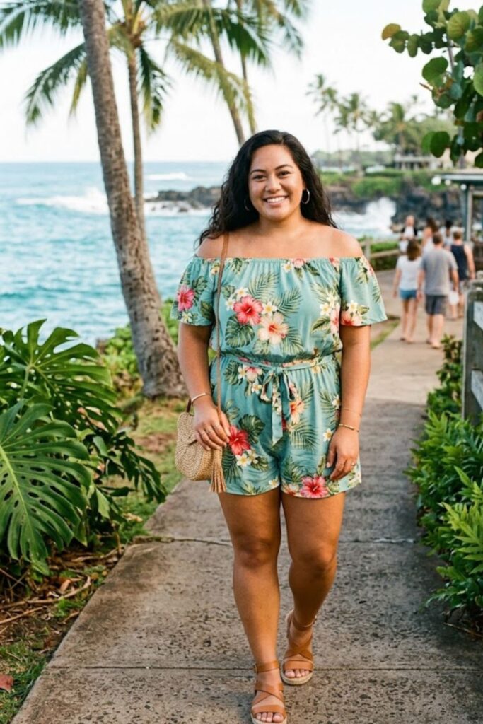 14. Off-Shoulder Romper