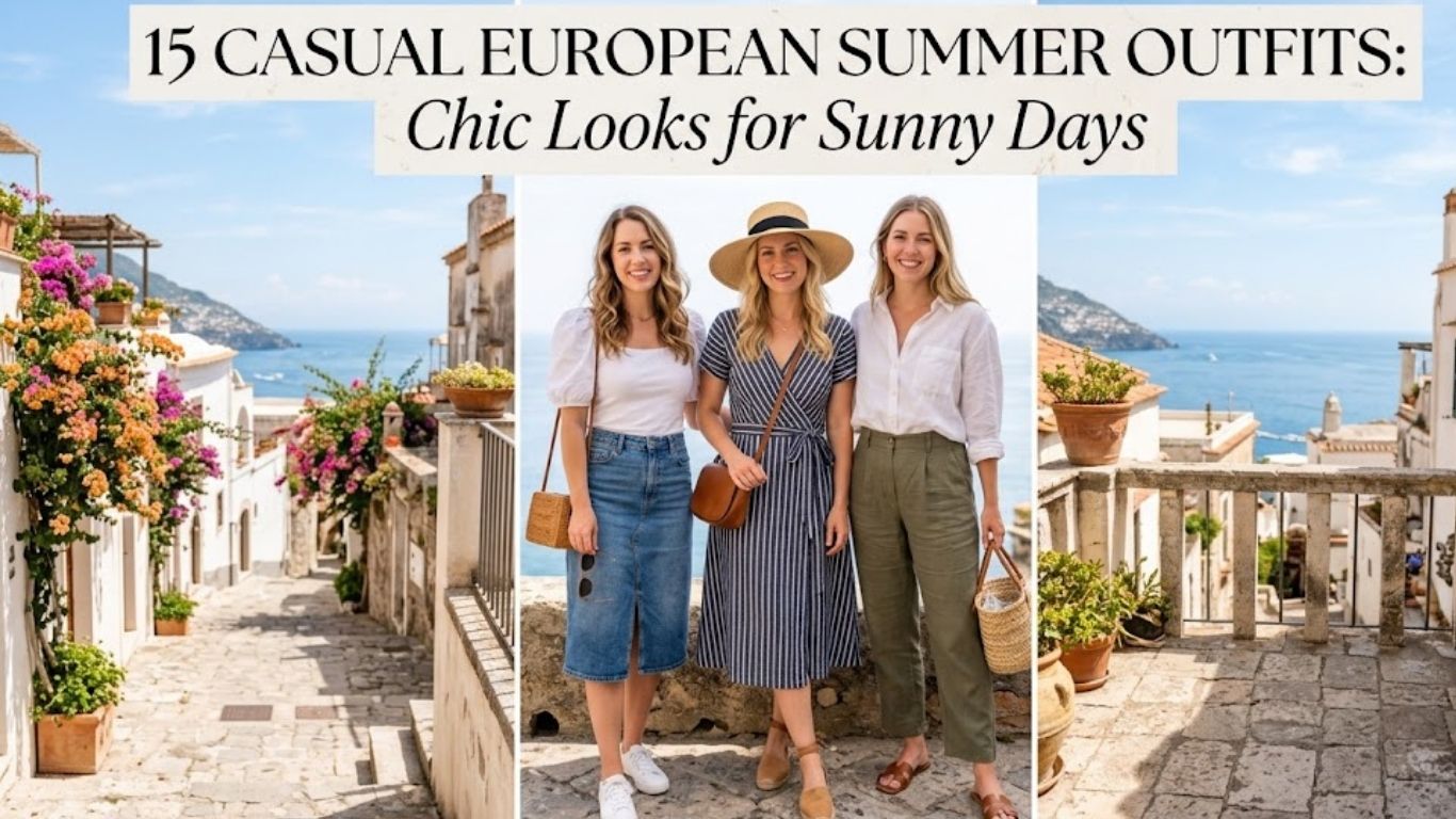 15 Casual European Summer Outfits: Chic Looks for Sunny Days