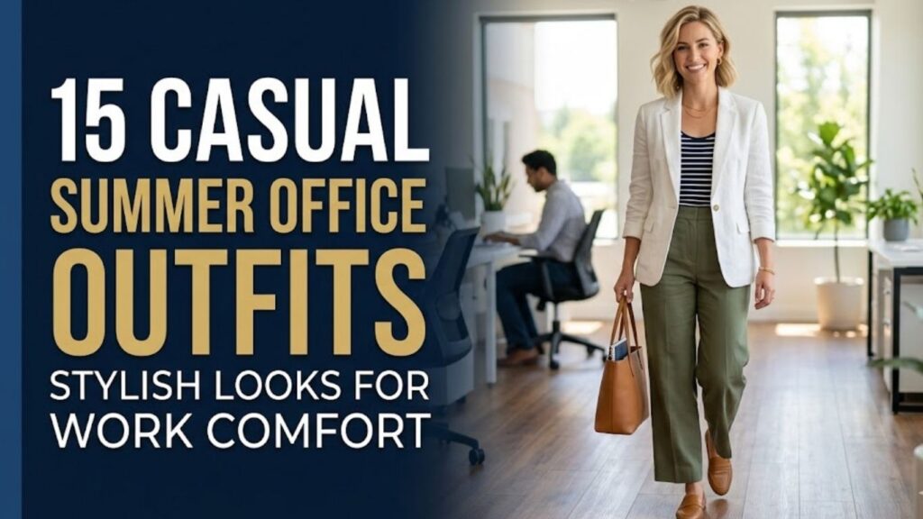 15 Casual Summer Office Outfits