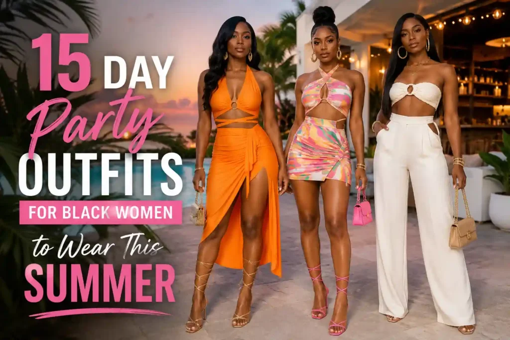 15 Day Party Outfits for Black Women to Wear This Summer