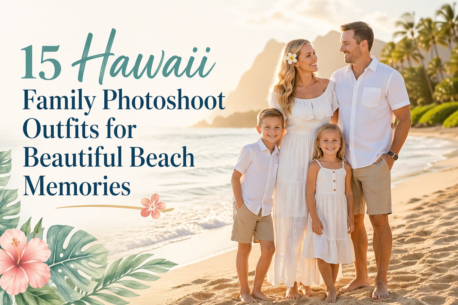 15 Hawaii Family Photoshoot Outfits for Beautiful Beach Memories