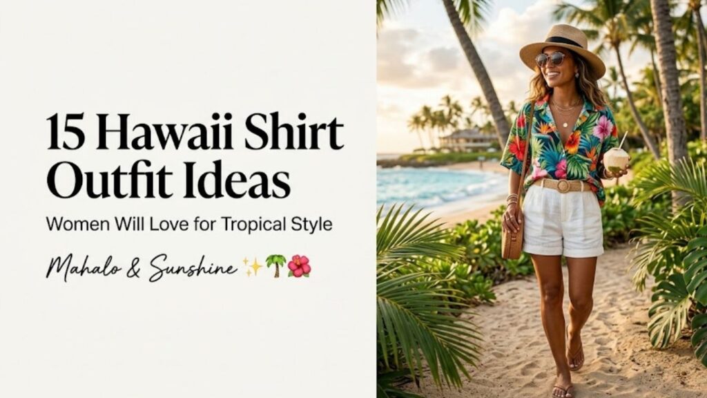 15 Hawaii Shirt Outfit Ideas Women