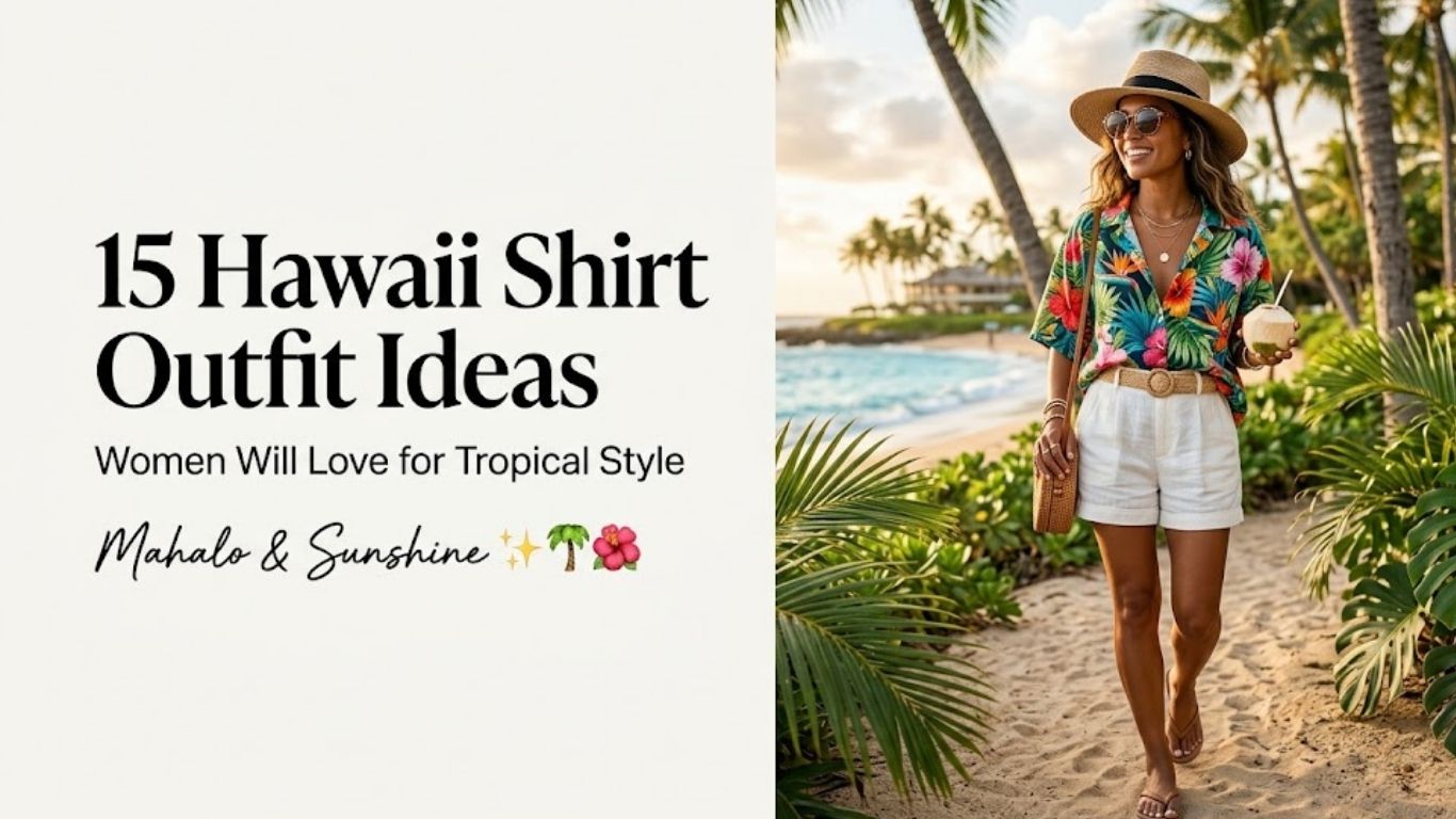 15 Hawaii Shirt Outfit Ideas Women Will Love for Tropical Style