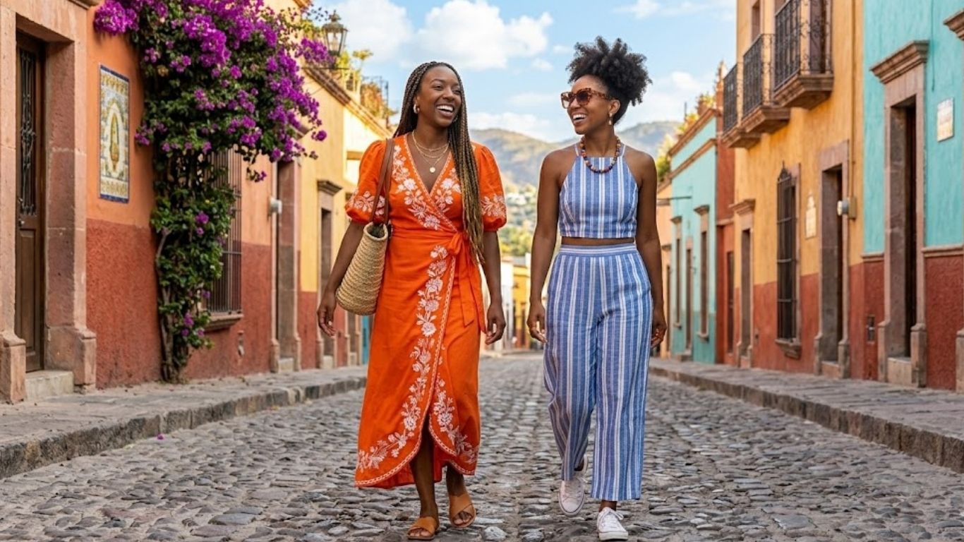 15 Mexico Vacation Outfit Ideas Black Women Love for Sun & Style