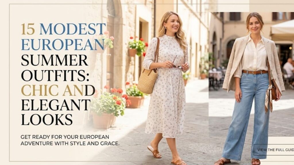 15 Modest European Summer Outfits