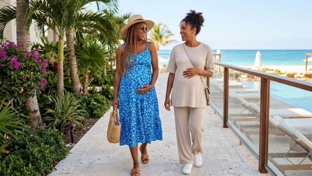 15 Pregnant Vacation Outfits Black Women