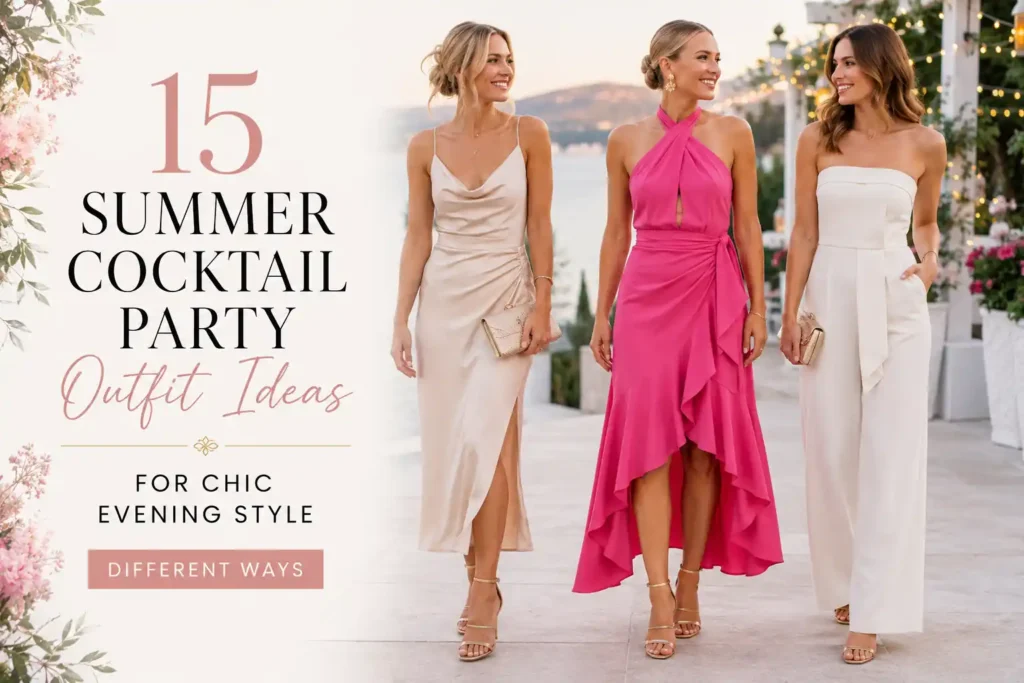 15 Summer Cocktail Party Outfit Ideas for Chic Evening Style