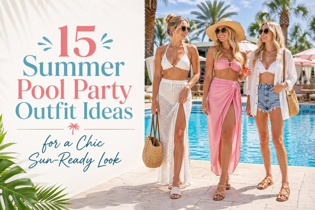 15 Summer Pool Party Outfit Ideas