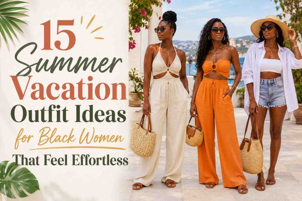 15 Summer Vacation Outfit Ideas for Black Women