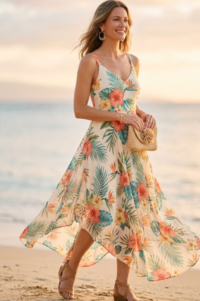 15. Asymmetrical Hem Dress