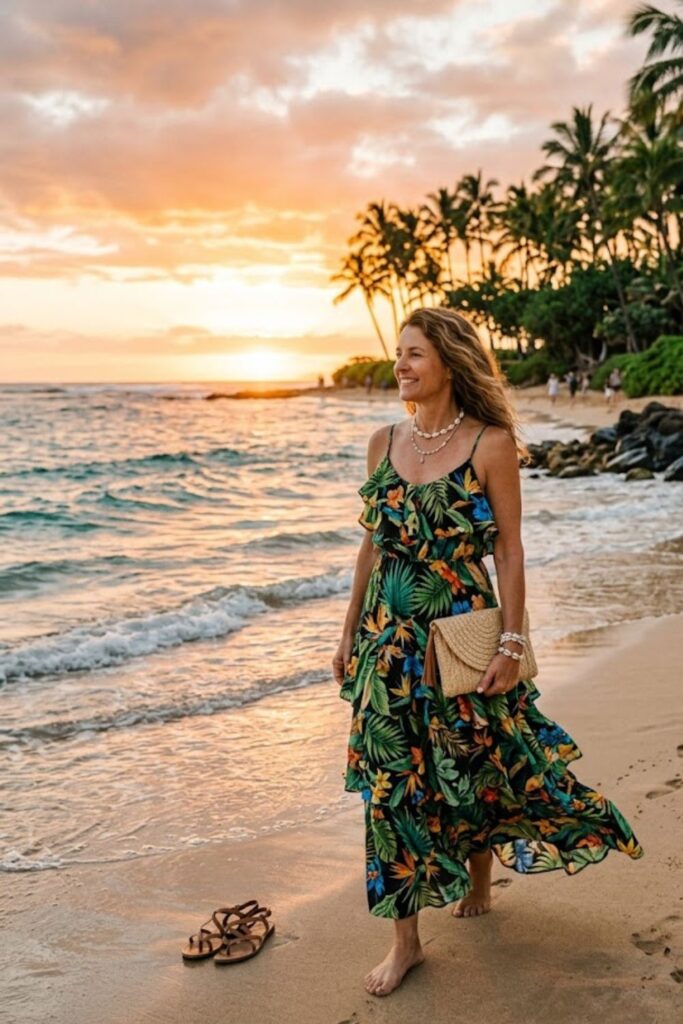 15. Tiered Maxi Dress
