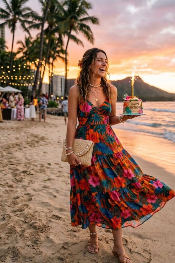 15. Tiered Maxi Dress