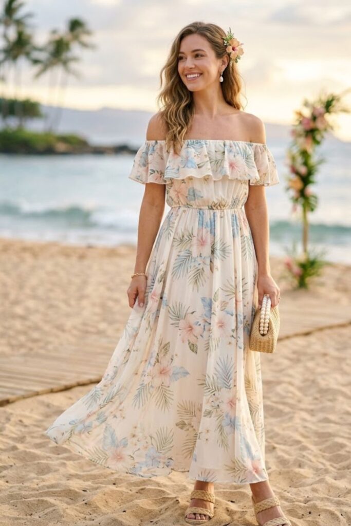 3. Off-Shoulder Dress