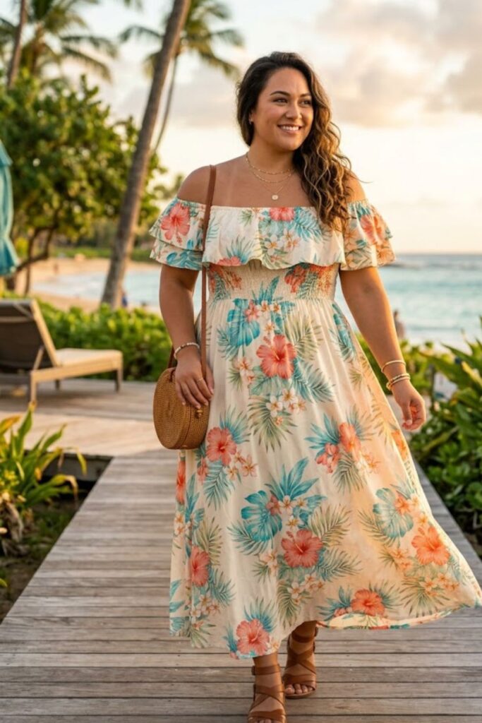 4. Off-Shoulder Dress