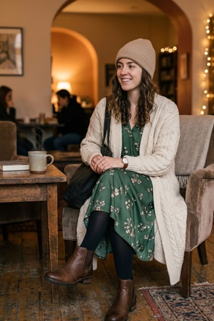 13. Fleece-Lined Jacket with Leggings