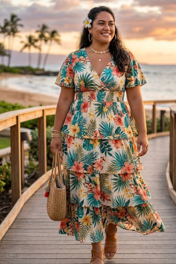 5. Tiered Maxi Dress