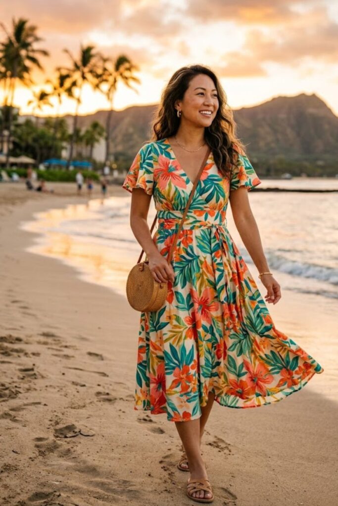 6. Fit-and-Flare Midi Dress