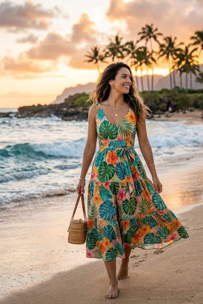 6. Fit-and-Flare Midi Dress
