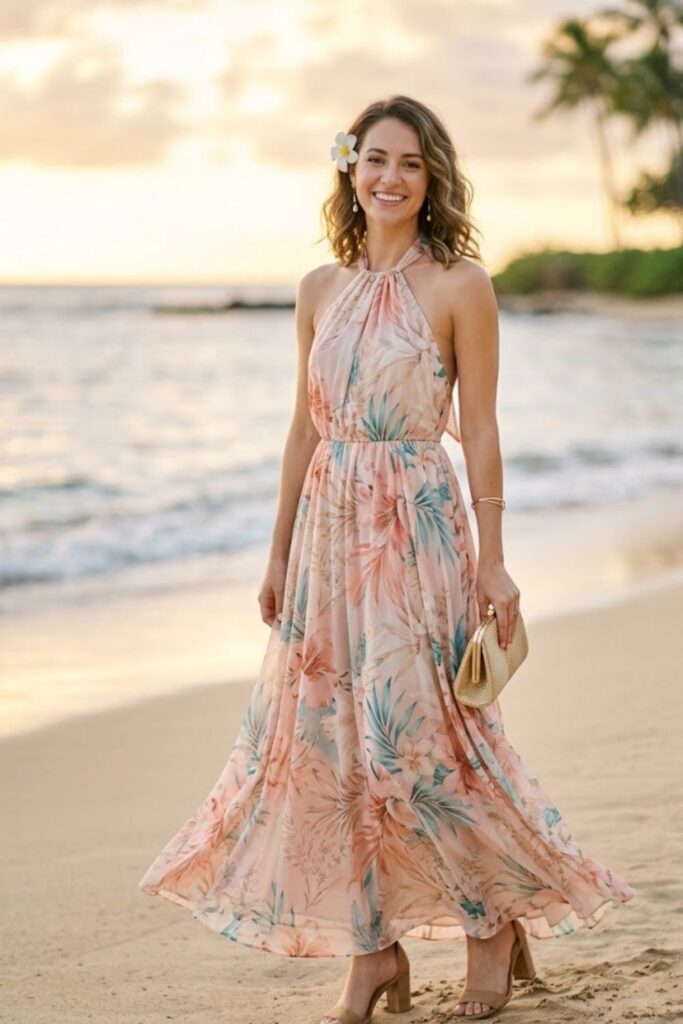 6. Halter Neck Dress