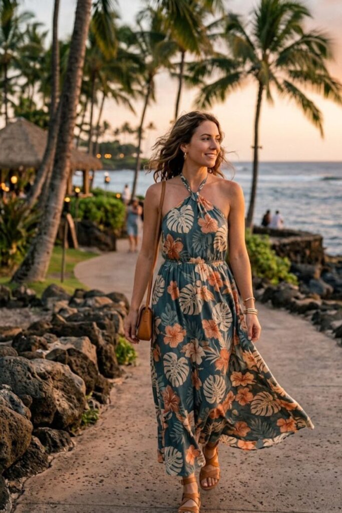 8. Halter Neck Dress