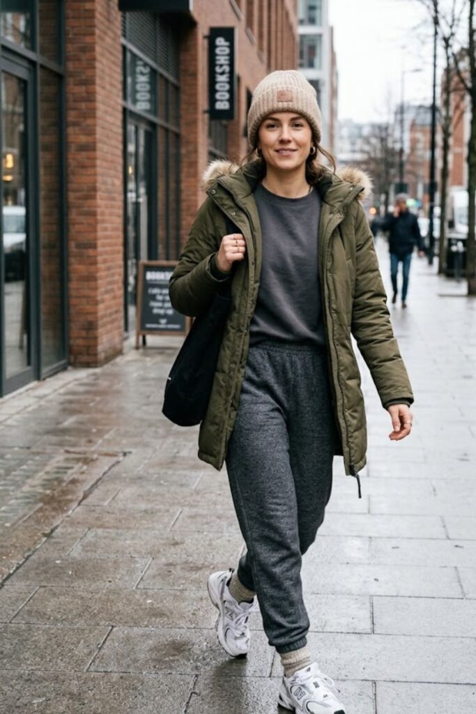 8. Parka With Joggers