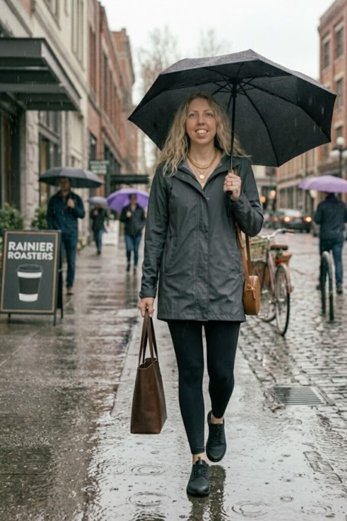 8. Rain Jacket with Leggings