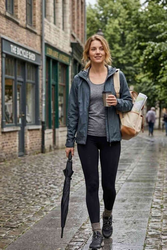 8. Rain Jacket with Leggings