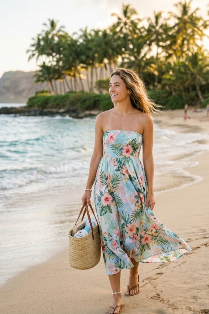 8. Strapless Sundress